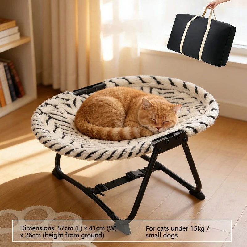 Pawrix portable pet lounge cot