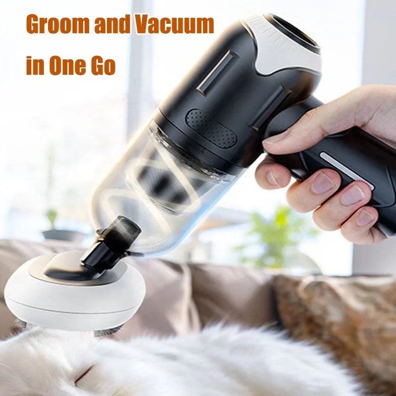 Pawrix ProGroom Vacuum™ – 39000Pa Powerful Pet Hair Remover & Grooming Kit