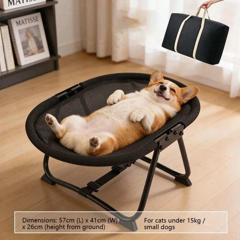 Pawrix portable pet lounge cot