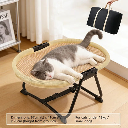 Pawrix portable pet lounge cot