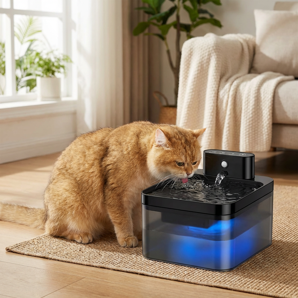 Pawrix™ SmartFlow – Automatic Pet Water Fountain
