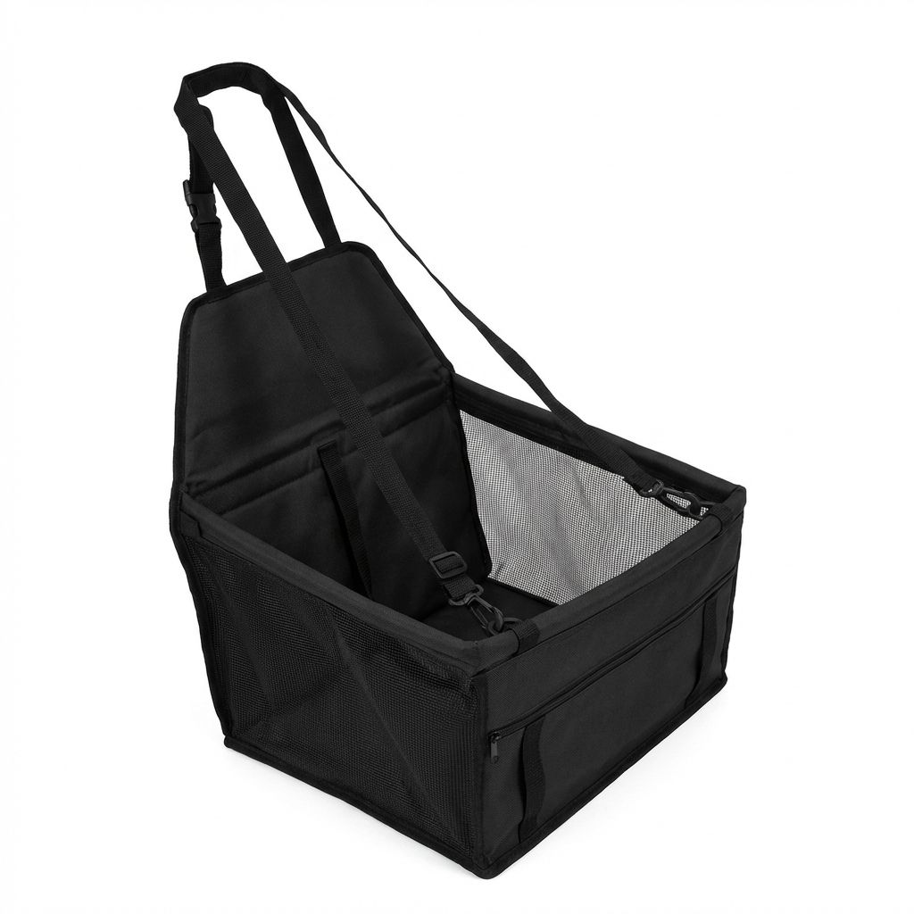 Pawrix™ TravelNest – Foldable Pet Car Seat & Carrier